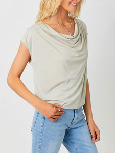 Modal Cowl Top - Sand