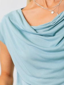 Modal Cowl Top - Sea