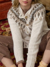 Load image into Gallery viewer, Fair Isle Cardigan - Natural Multi
