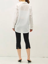 Load image into Gallery viewer, Oversized Cotton Button Down - White
