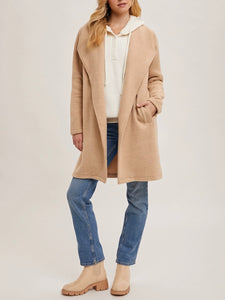 Open Cardigan / Coat - Beige