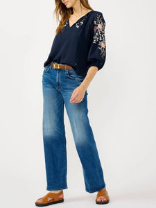 Embroidery & Lace Blouse - Eclipse
