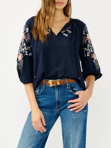 Embroidery & Lace Blouse - Eclipse