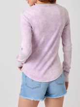 Load image into Gallery viewer, Washed Rib Tee - Lavender
