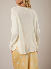 Load image into Gallery viewer, Lemon Intarsia Sweater - Cream
