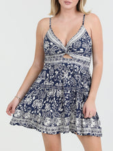 Load image into Gallery viewer, Floral Print Sundress - Navy
