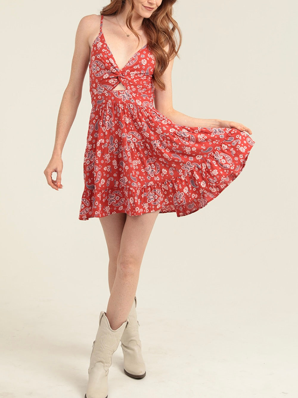Twist Top Dress - Americana
