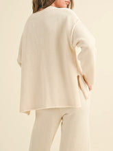 Load image into Gallery viewer, Waffle Knit Sweater - Ivory
