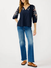 Load image into Gallery viewer, Embroidery &amp; Lace Blouse - Eclipse

