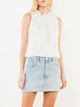 Load image into Gallery viewer, Sleeveless Bubble Top - White
