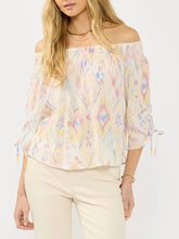 Load image into Gallery viewer, Smocked Off Shoulder Top - Yellow/Rose
