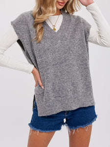 Sweater Vest - Grey FINAL SALE