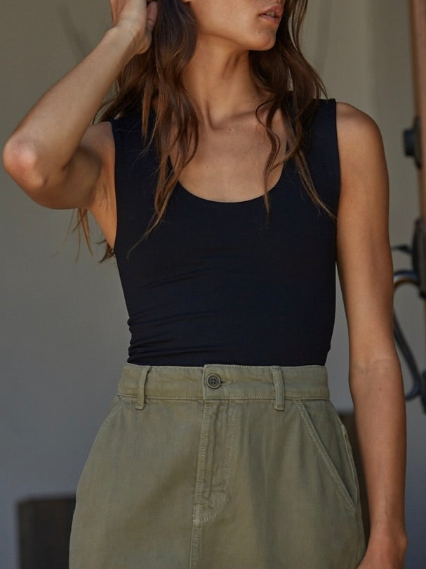 Double Layer Top - Black