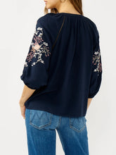 Load image into Gallery viewer, Embroidery &amp; Lace Blouse - Eclipse
