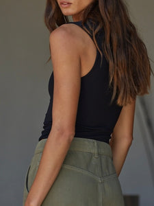 Double Layer Top - Black