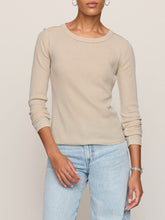 Load image into Gallery viewer, Arlet Mini Thermal Top - Soft Ecru
