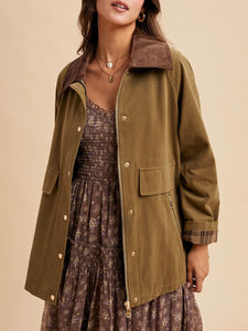 Twill Core Jacket - Olive