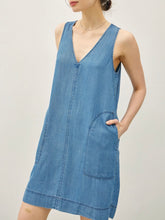 Load image into Gallery viewer, Tencel Tank Dress - Denim
