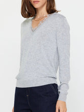 Load image into Gallery viewer, Lace Detail Sweater - Heather Gray

