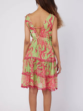 Load image into Gallery viewer, Paula Cover-Up - Pink / Green
