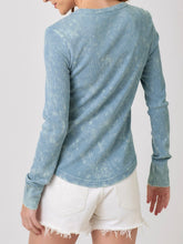 Load image into Gallery viewer, Washed Rib Tee - Blue
