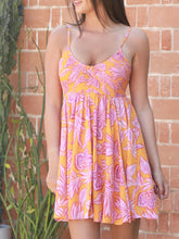 Load image into Gallery viewer, Short Smocked Dress - Marigold
