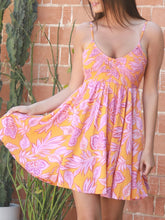 Load image into Gallery viewer, Short Smocked Dress - Marigold
