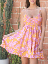Load image into Gallery viewer, Short Smocked Dress - Marigold
