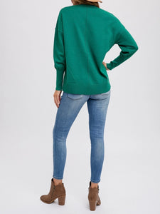 Classic Crew Neck Sweater - Green