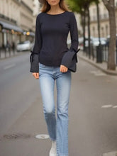 Load image into Gallery viewer, Bell Sleeve Top - Black
