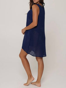 Tank Dress Cover-Up - Navy