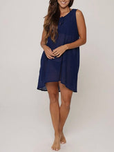 Load image into Gallery viewer, Tank Dress Cover-Up - Navy
