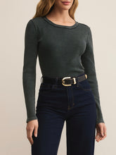 Load image into Gallery viewer, Arlet Mini Thermal Top - Green Garland
