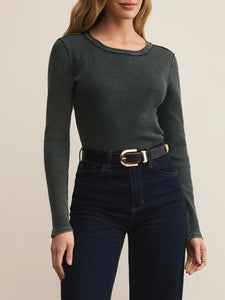 Arlet Mini Thermal Top - Green Garland