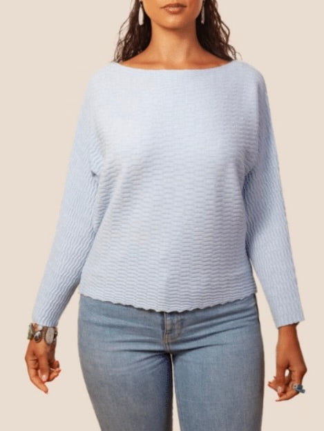 Monet Sweater - Baby Blue