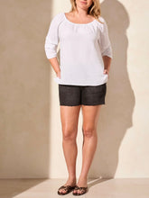 Load image into Gallery viewer, On/Off Shoulder Gauze Top - White

