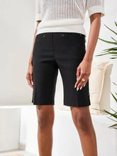 Load image into Gallery viewer, Pull On Bermuda - Black
