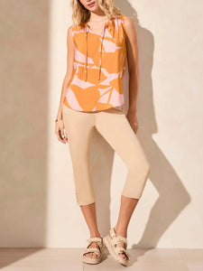 Printed Tank - Orange/Pink
