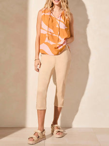 Printed Tank - Orange/Pink