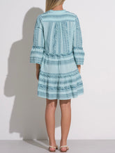 Load image into Gallery viewer, Tiered A-Line Dress - Blue
