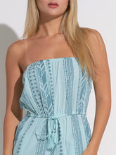 Load image into Gallery viewer, Cropped Strapless Jumpsuit - Blue
