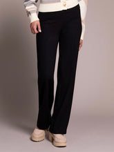 Load image into Gallery viewer, Ponte Pintuck Pant - Black
