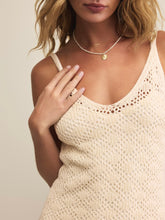 Load image into Gallery viewer, Charmer Crochet Mini Dress - Sea Salt

