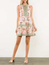 Load image into Gallery viewer, Sleeveless Villa Print Dress - Multi
