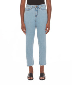 Kristine Mid Rise Straight Jean - Clearwater FINAL SALE