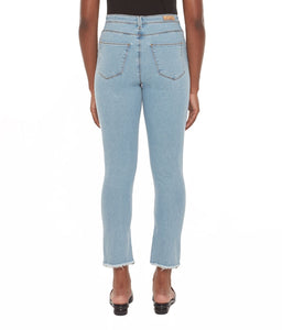 Kristine Mid Rise Straight Jean - Clearwater FINAL SALE