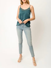 Load image into Gallery viewer, Lace Detail Cami - Teal FINAL SALE
