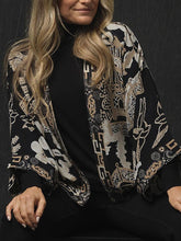 Load image into Gallery viewer, Kimono Jacket - Black Willow

