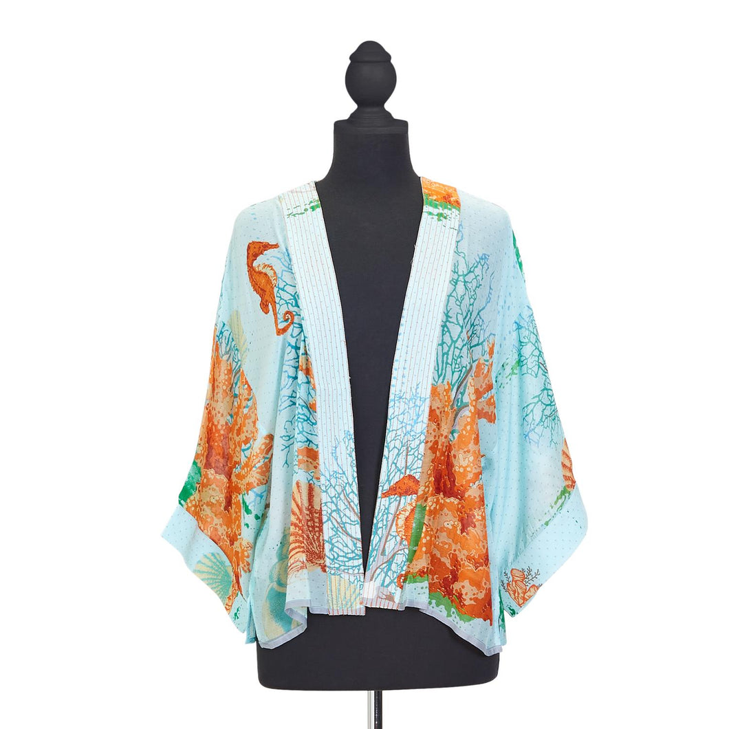 Kimono Jacket - Coral