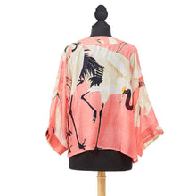Load image into Gallery viewer, Kimono Jacket - Peony Heron
